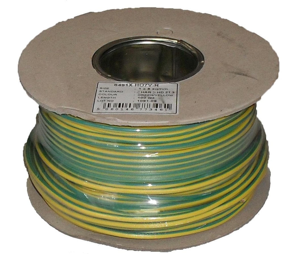 [01724] 1 Core 6.0mm Earth Cable [6491X]