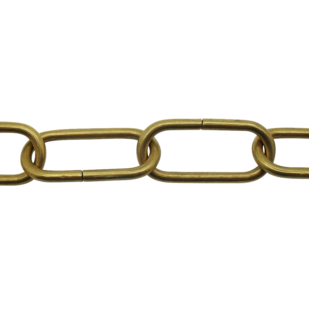 Solid Unpolished Brass Ceiling Chain