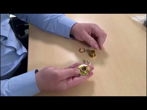 Ecofix Brass SBC Batten Lampholder