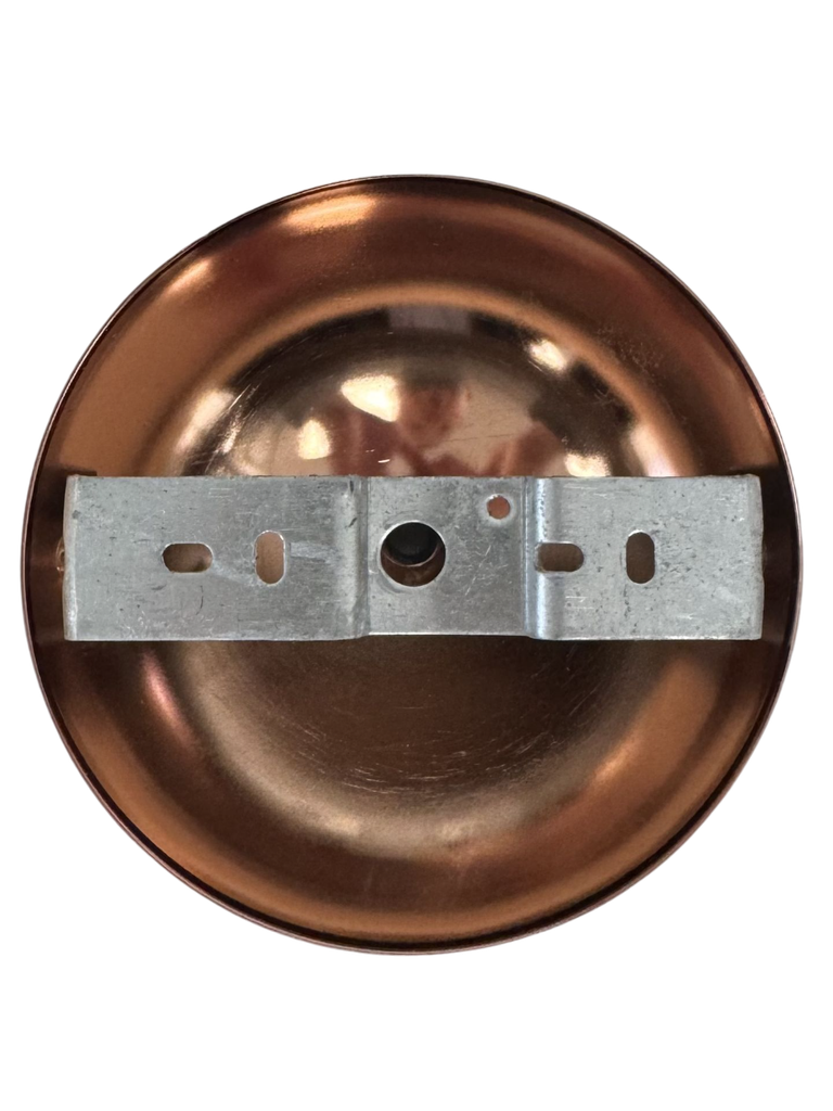 Shallow Dome Copper Ceiling Rose
