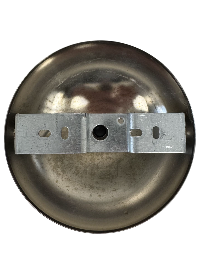 Nickel Domed Ceiling Rose