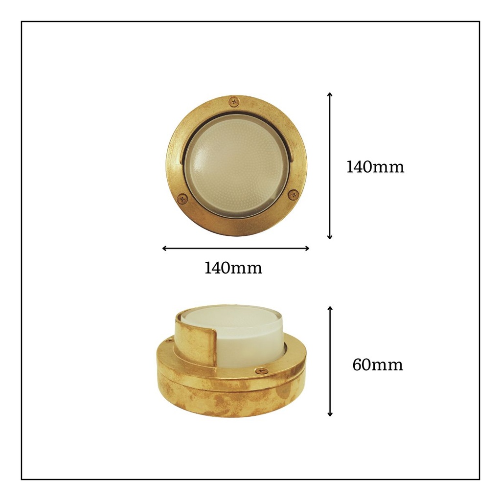 Walkway Eyelid Light Dimensions