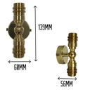 Victor Up/Down Wall Light (SES/E14)