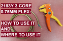 3 Core 0.75mm Flex: How To Use It And Where To Use It