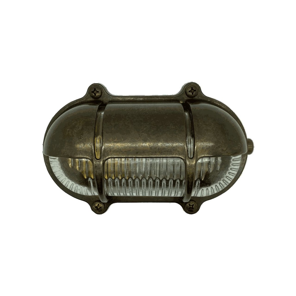 Palaemon North Bulkhead Antique Brass