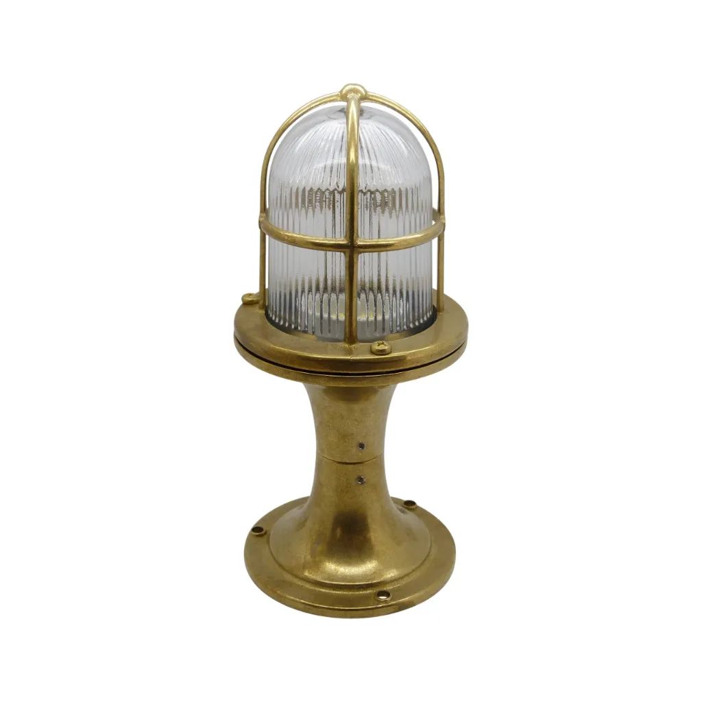 Wellington Post Lantern-6-05845 - Raw Brass.webp