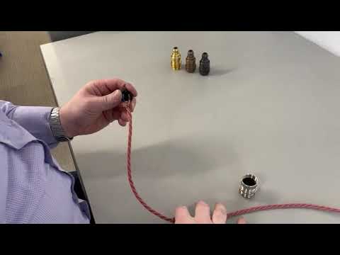 Metalbrite SES Cordgrip Lampholder [Threaded Skirt]