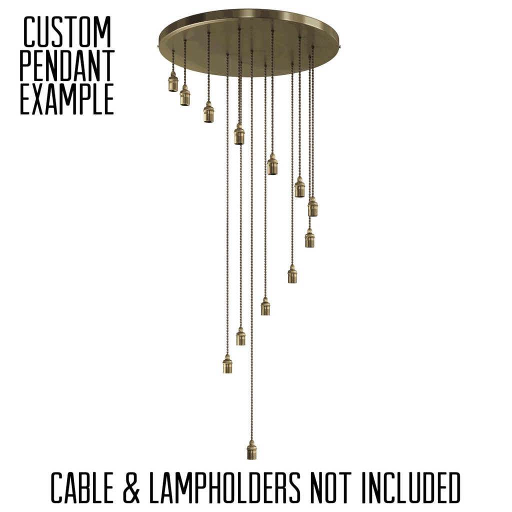 Multi-Outlet Circular Ceiling Rose XXXXL (650mm)