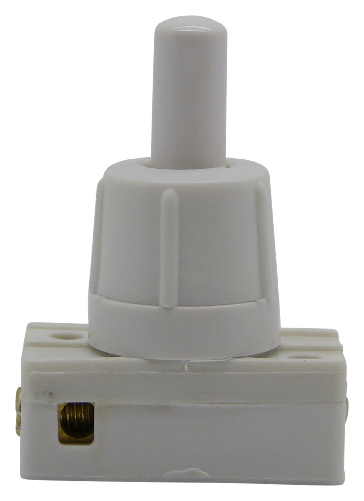 Mini Press Switch Long Neck White 2A