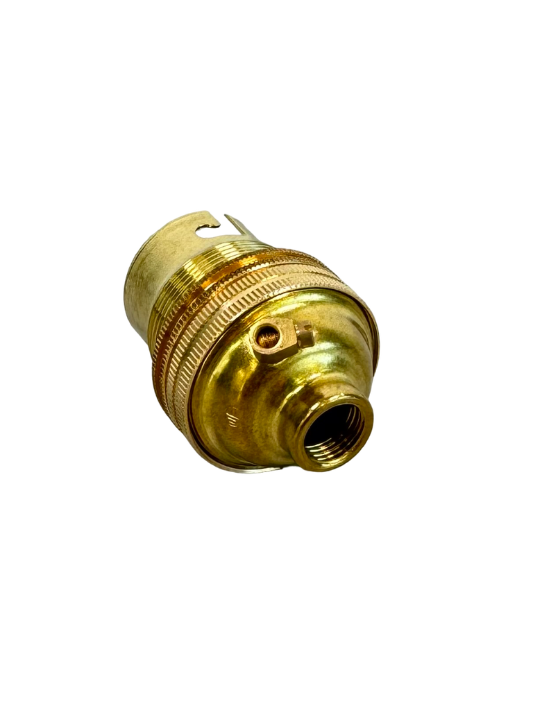 Metalbrite Brass BC 10mm Lampholder