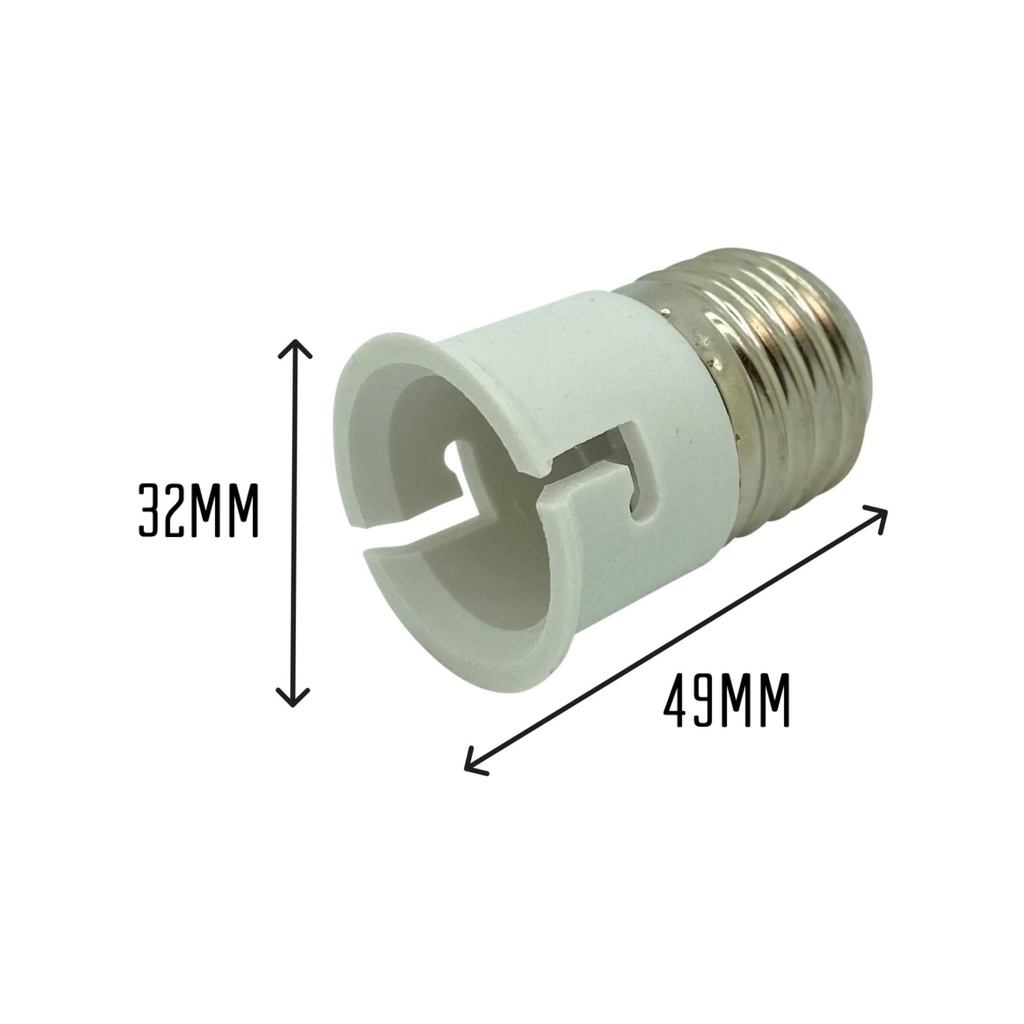 ES Male - BC Female (E27 - B22) Adaptor