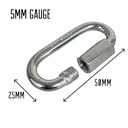 Steel Quick Repair Chain Link