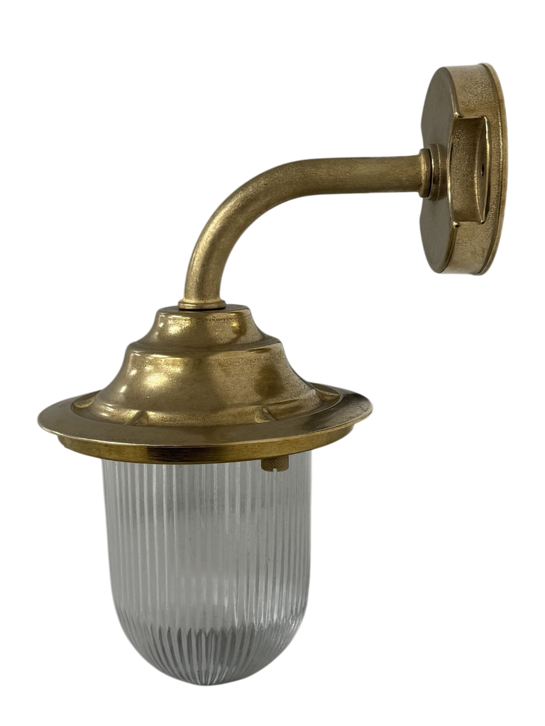 Goose Neck Wall Lantern Plain