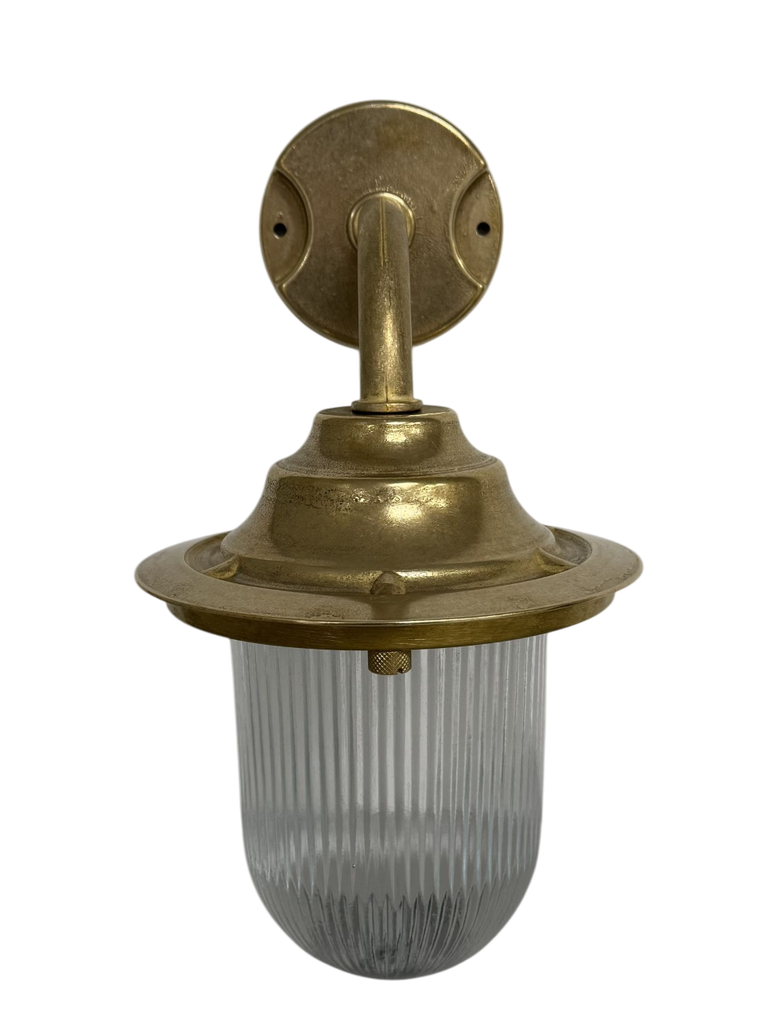 Goose Neck Wall Lantern Plain
