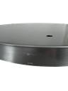 Clearance 450mm Circular Giant Ceiling Rose with 4 x 13mm outlets. Brushed Steel & Lacquered. Some Scratches.