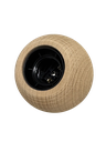 Wooden Sphere Lampholder ES Cordgrip