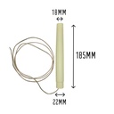 Prewired French Candle MES 10mm Lampholder