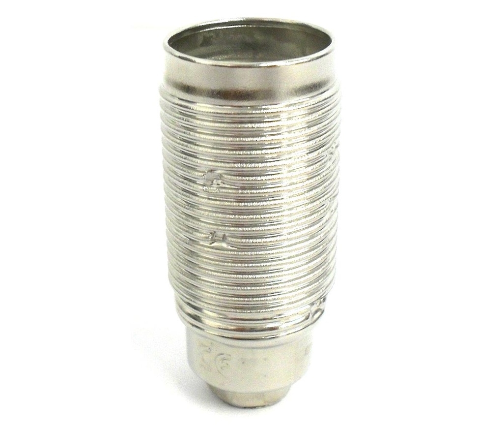 [05019] Ecofix Nickel SES 10mm Lampholder [Threaded Skirt]