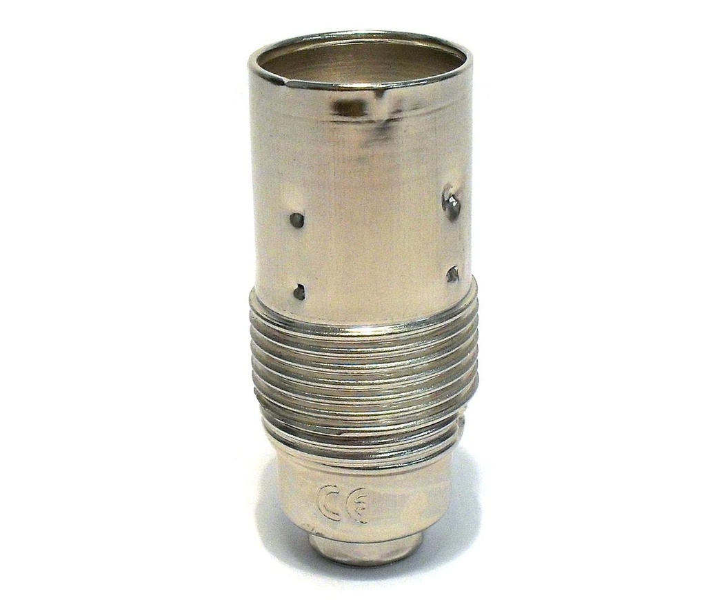 Ecofix Nickel SES 10mm Lampholder [Smooth Skirt]