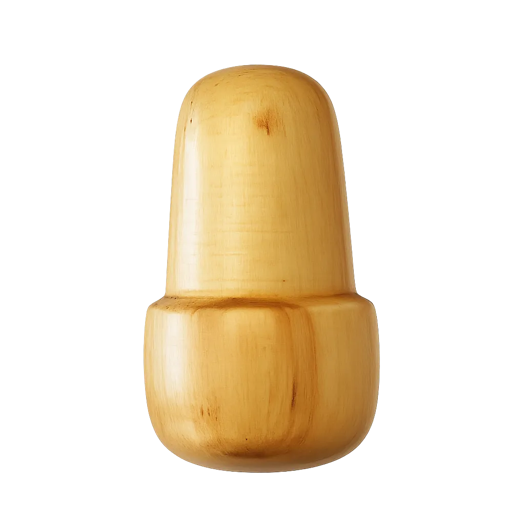 [06221] Acorn Weight for Bathroom Pull Cord – Pine Wood