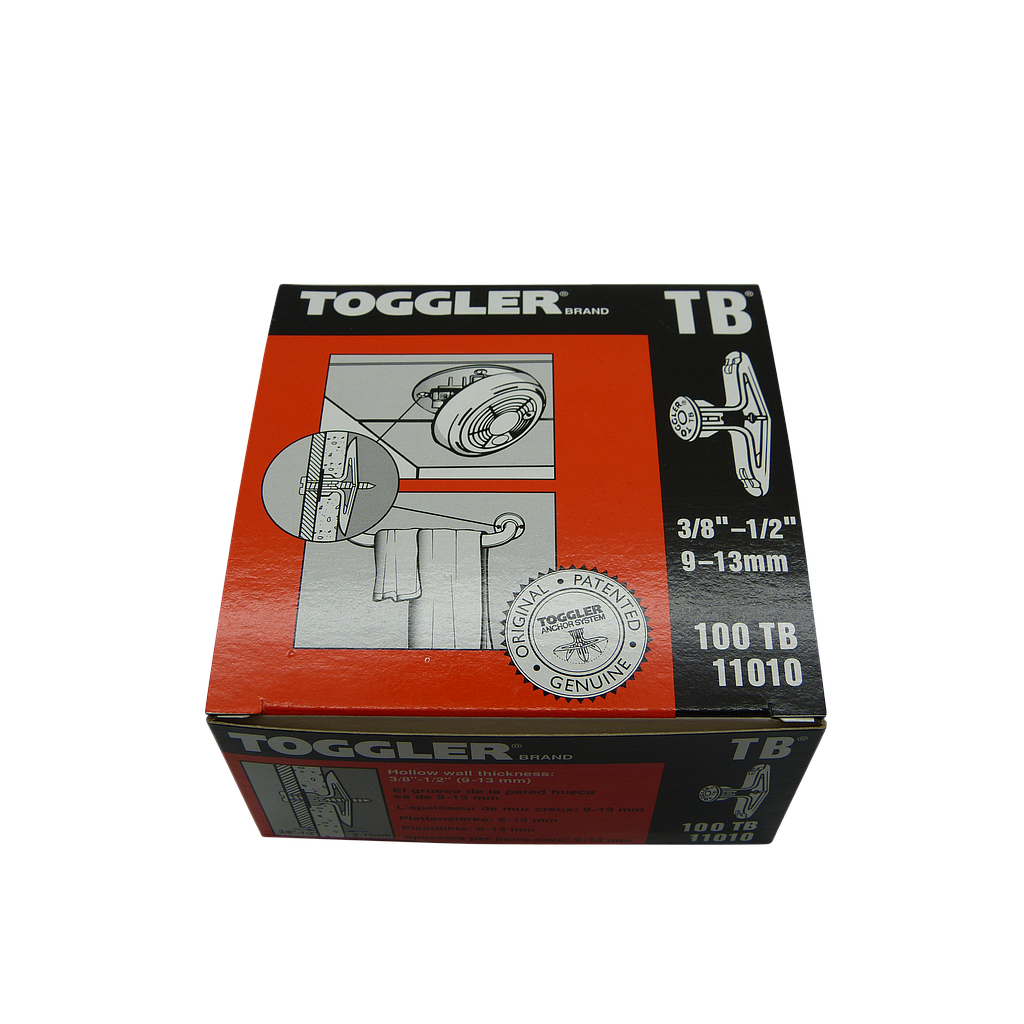 Plastic Toggle Anchor 100-Pack