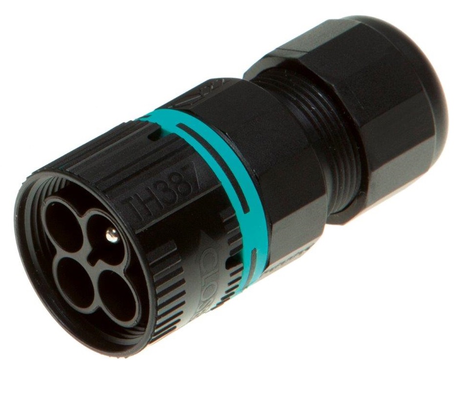 Male 4 Core Mini Connector