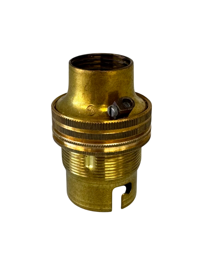 Metalbrite Brass BC ¾'' Lampholder
