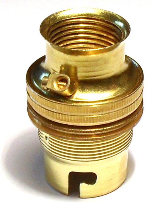 Metalbrite Brass BC ¾'' Lampholder