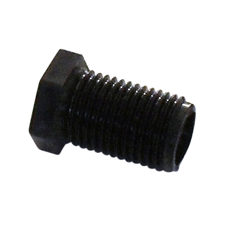 Black Plastic Pottery Nipple 10mm