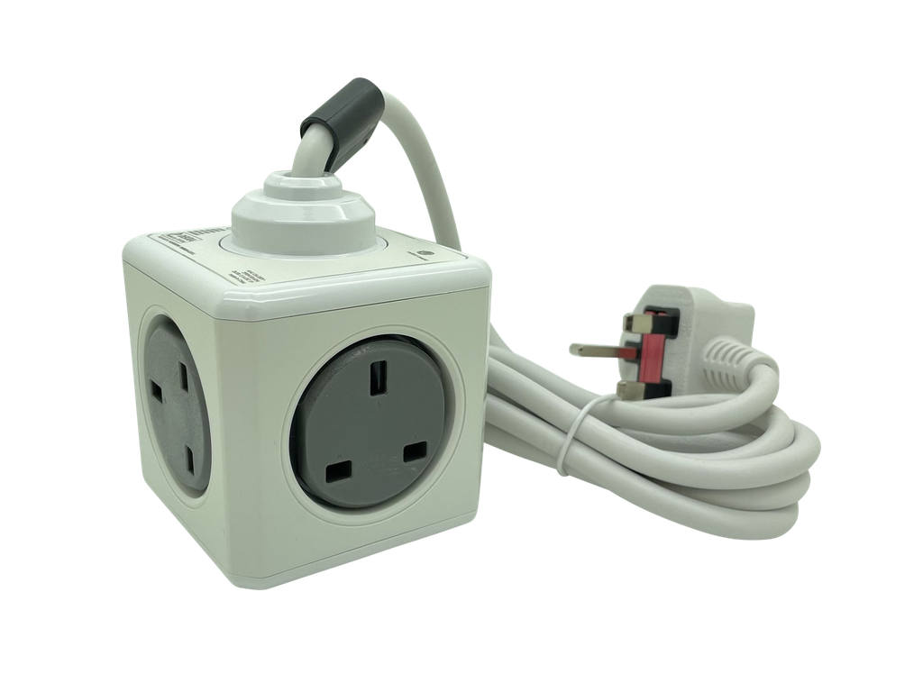 [7400GY/UKEUPC] PowerCube Extended USB UK; GREY