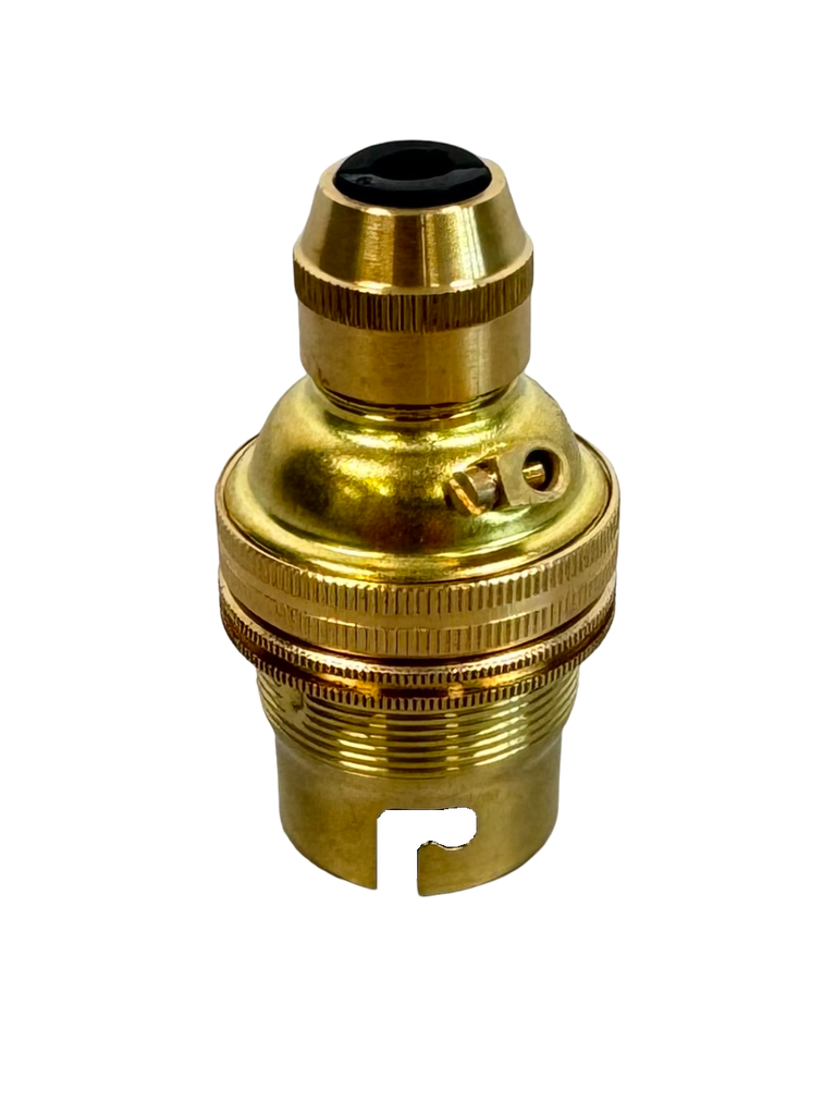 [05011] Metalbrite BC Cordgrip Lampholder (Brass)
