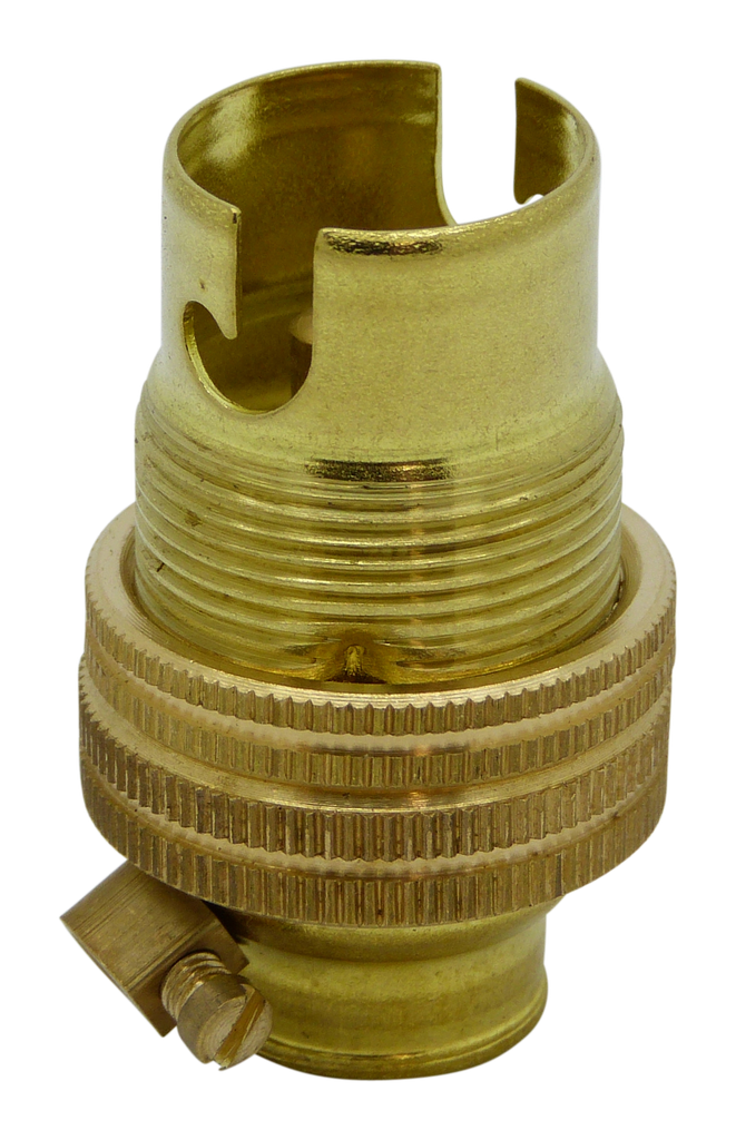 [06280] Metalbrite SBC Half Inch Lampholder (Brass)