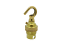 [06197] Metalbrite Hook BC Lampholder (Brass)
