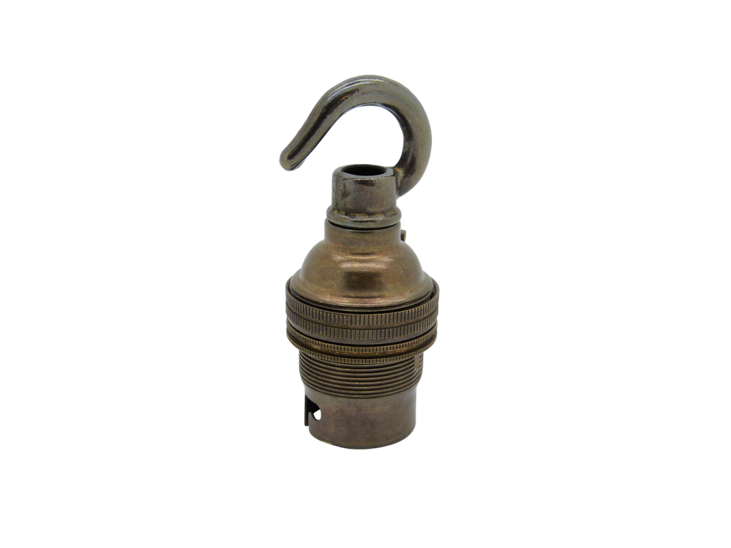 Metalbrite Hook BC Lampholder