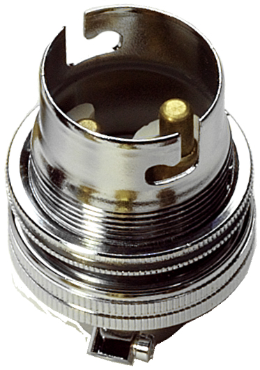 Metalbrite BC Half Inch Lampholder