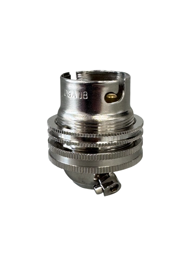 [05285] Ecofix BC Half Inch Lampholder (Nickel)