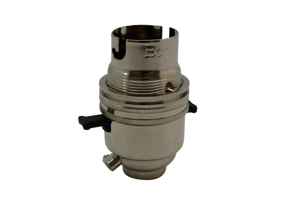 [05737] Ecofix Switched BC Half Inch Lampholder (Nickel)