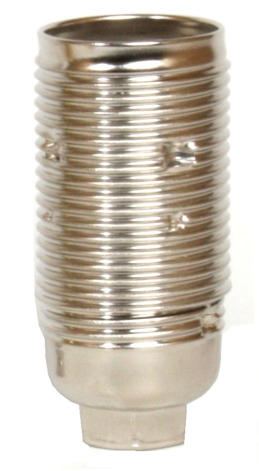 Plated SES 10mm Lampholder [Threaded Skirt]