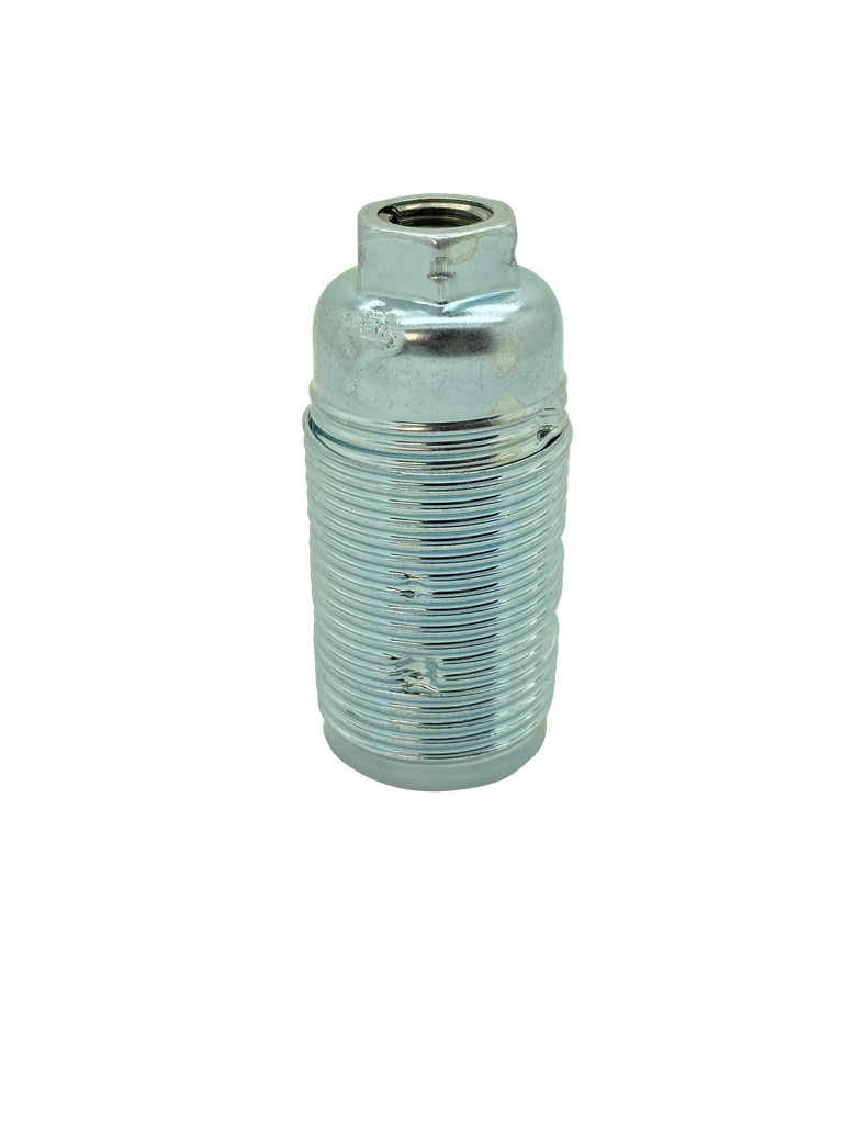 Plated SES 10mm Lampholder [Threaded Skirt]