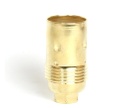 [05171] Plated SES 10mm Lampholder [Smooth Skirt] (Brass Plated)