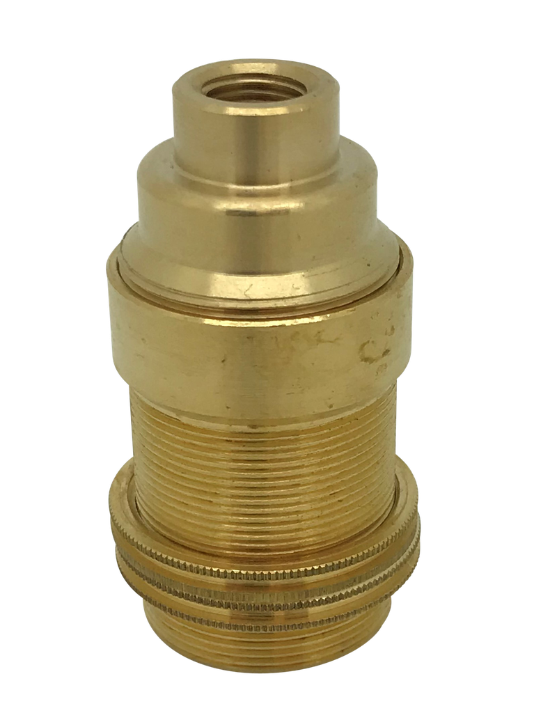 [06304] Metalbrite SES 10mm Lampholder [Threaded Skirt] (Brass)