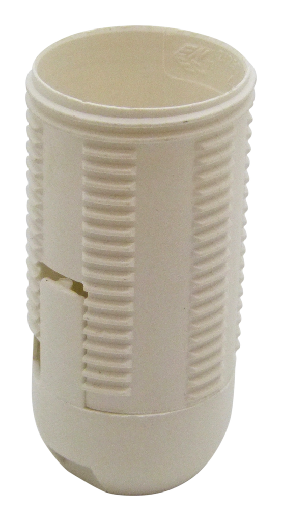 Plastic Snap-Together SES 10mm Lampholder [Threaded Skirt]