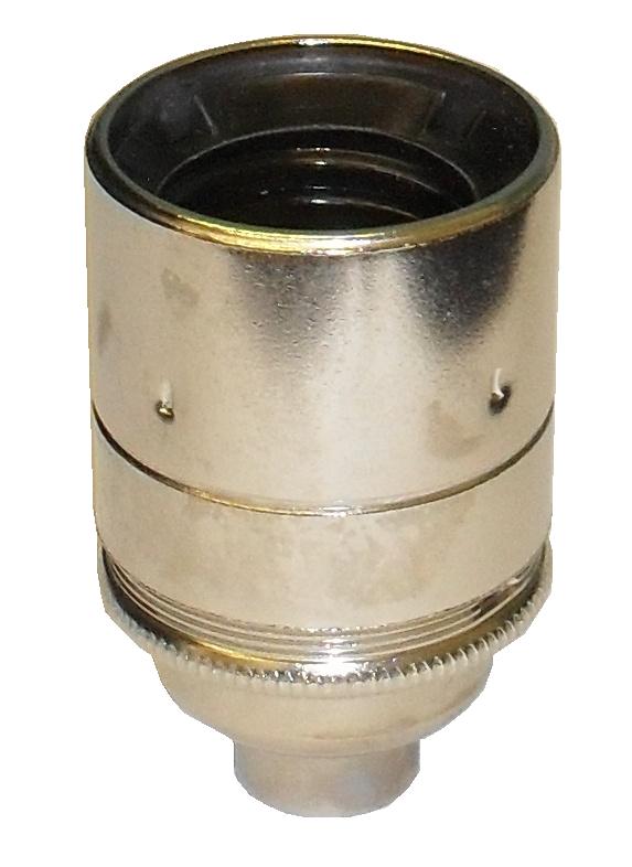 Metalbrite ES Half Inch Lampholder [Smooth Skirt]