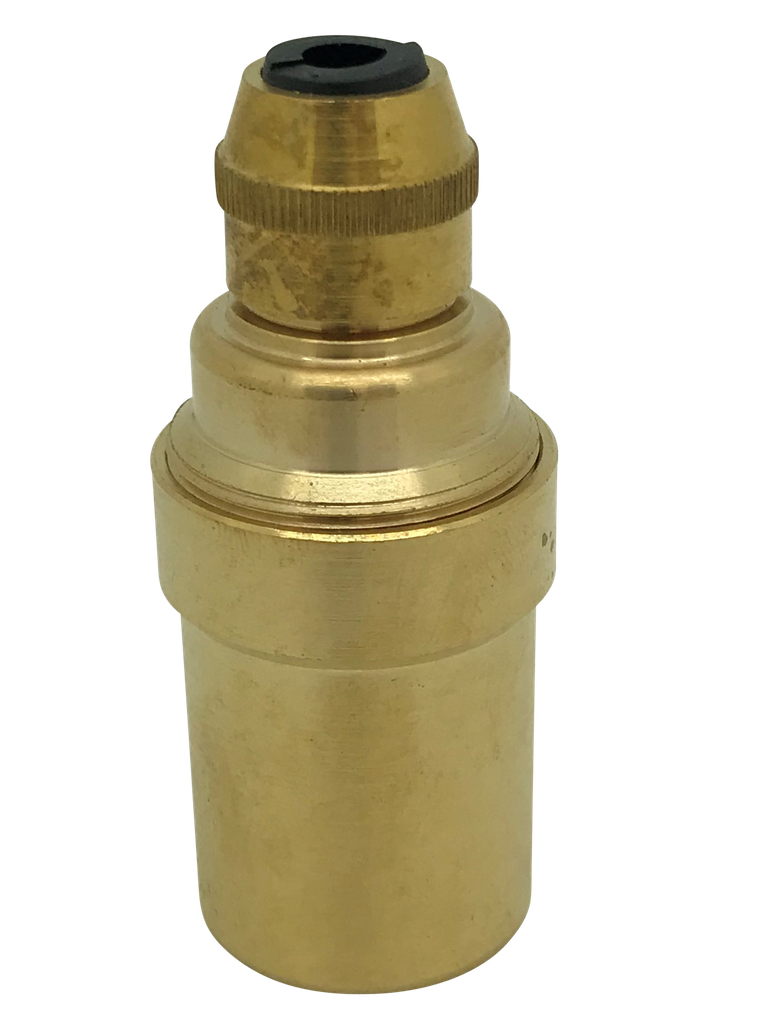 [06311] Metalbrite SES Cordgrip Lampholder [Smooth Skirt] (Brass)