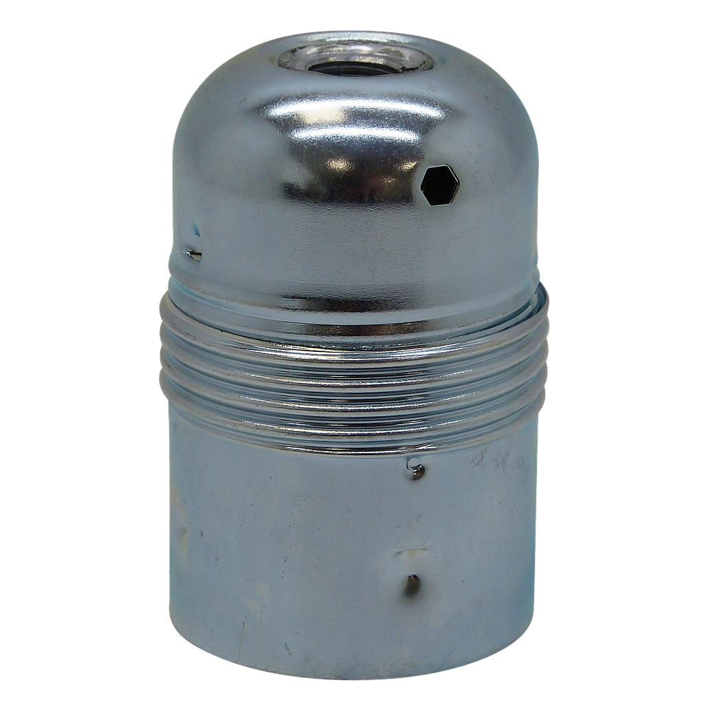 Plated ES 10mm Lampholder [Smooth Skirt]