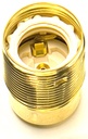Plated ES 10mm Lampholder [Threaded Skirt]