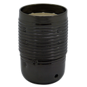Plated ES 10mm Lampholder [Threaded Skirt]