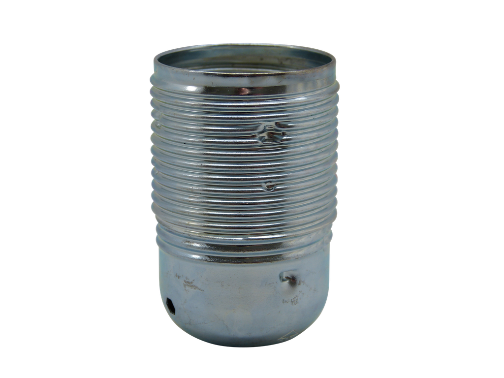 Plated ES 10mm Lampholder [Threaded Skirt]