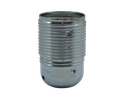 Plated ES 10mm Lampholder [Threaded Skirt]