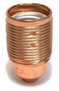 Plated ES 10mm Lampholder [Threaded Skirt]